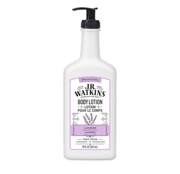 J.R. Watkins Moisturizing Body Lotion Lavender 18 Fl Oz