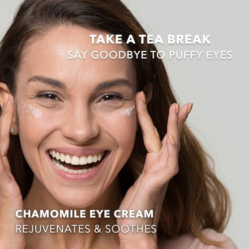 Earth To Skin Tea Time Chamomile Under Eye Cream For Puffiness 0.75 Fl Oz