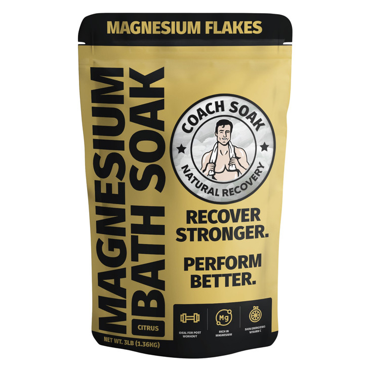 Coach Soak Magnesium Bath Soak 3 Lb Energizing Citrus Bath Salts