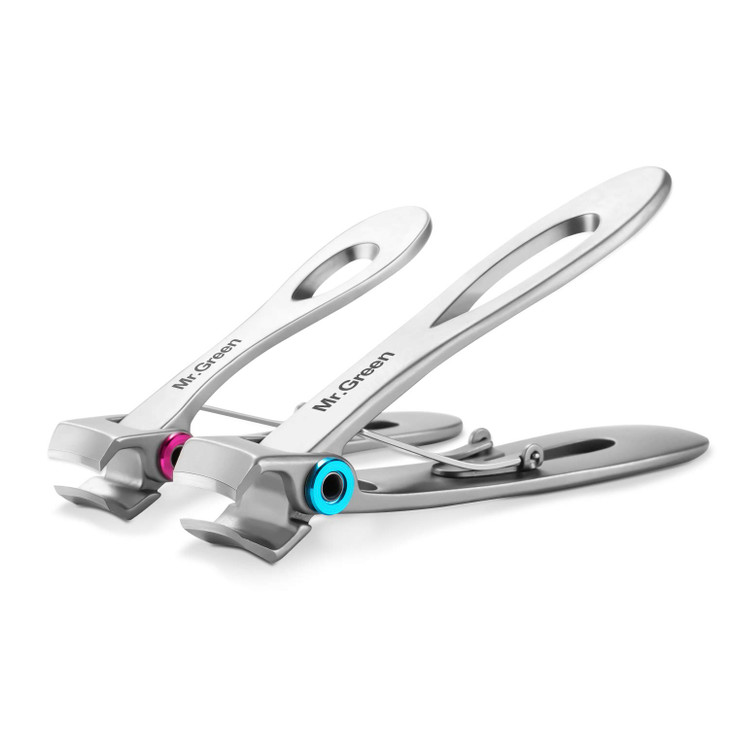 Mr.Green Nail Clippers Ultra Wide Jaw Opening Toenail Clipper For Thick Nails Heavy Duty Stainless Steel Fingernail Clippers For Seniors Mr