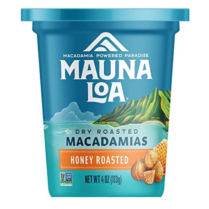 Mauna Loa Premium Roasted Macadamia Nuts Honey Roasted Flavor 4 Oz Cup Pack Of 1