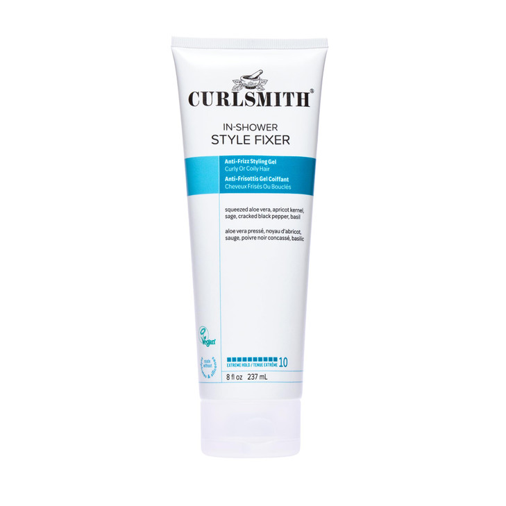 Curlsmith In Shower Style Fixer Strong Hold Gel For Curls 8 Oz