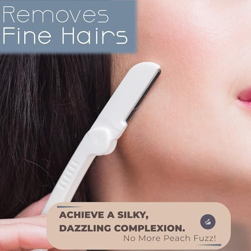 Dermaplane Razor For Women Face Razor For Peach Fuzz And Eyebrows 9 Count