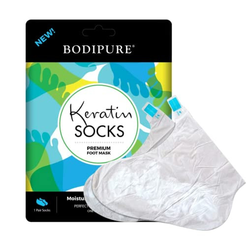 Bodipure K Beauty Keratin Foot Mask Deep Moisturizing For Heels