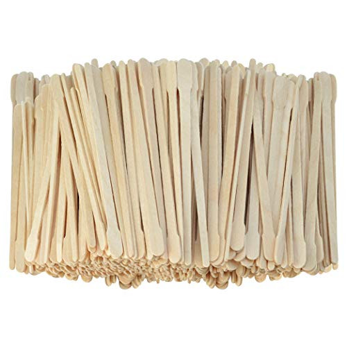 1000Pcs Wax Wood Sticks Waxing Applicators For Hair Body Eyebrow And Nose Removal