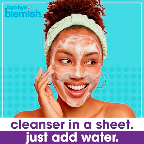 Bye Bye Blemish Dissolving Facial Wash Cleanser Acne Paper Soap 50 Sheets