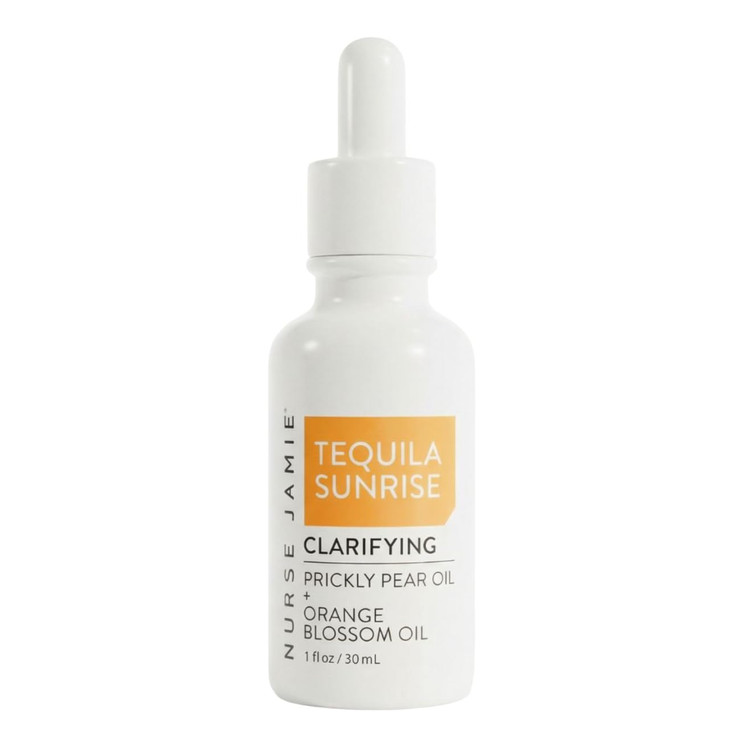 Nurse Jamie Tequila Sunrise Clarifying Oil Botanical Face Oil With Prickly Pear And Orange Blossom For Acne Prone Skin 30 Ml