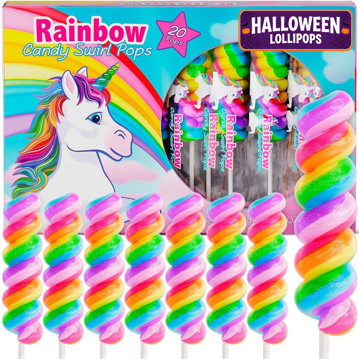 Unicorn Lollipops Individually Wrapped 20Pk Unicorn Party Favors