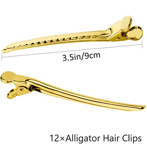 Stainless Steel Hair Prong And Duckbill Sectioning Clips Barrettes For Hairstyling And Salon Use