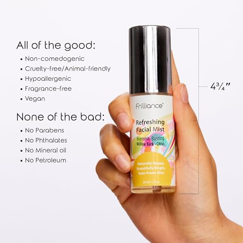 Frilliance Hydrating Facial Mist Spray Citrus Rain 50 Ml 1.7 Fl Oz