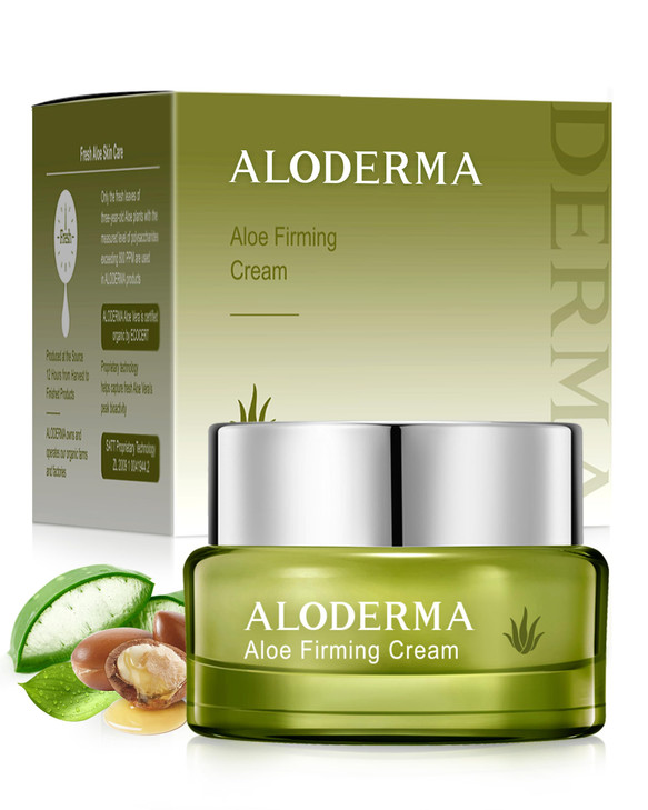 Aloderma Firming Face Cream With 62 Percent Organic Aloe And Carnosine 1.7 Oz