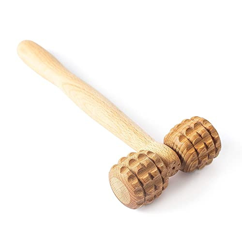 Tuuli Accessories T Shape Massage Roller Body And Face Roller Multi Functional Facial Massager Helps Ease Muscle Tension And Supports Skin