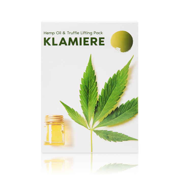 Klamiere Hemp Oil and Truffle Wash Off Lifting Mask for 8 Applications | Korean Facial Mask Skin Care for dry skin | Skin Tightening, Moisturizing, H