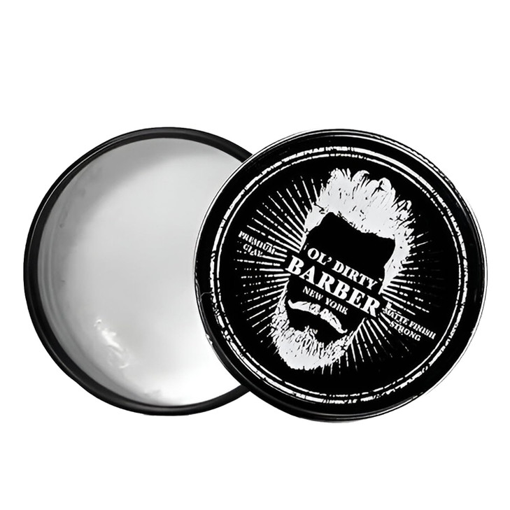 Ol Dirty Barber Nyc Styling Highland Hair Clay For Men 4Oz Matte Clay Hair Product Men Strong Hold Water Based Frizz Control Long Lasting