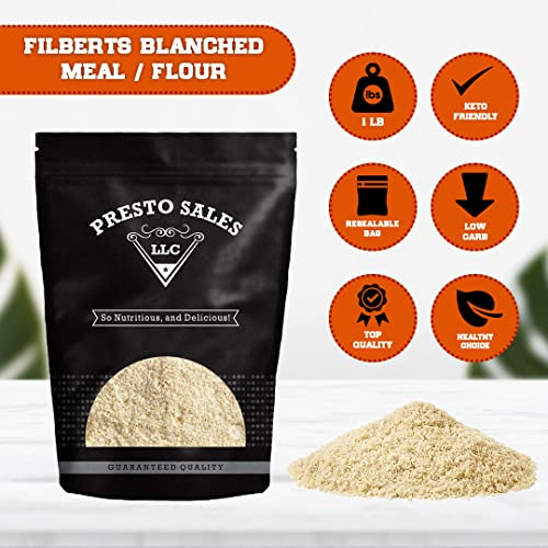 Filberts Hazelnuts Blanched Skinless Raw Premium Quality Flour Vegan Keto Substitute Kitchen Friendly Turkish Baking Packed In A Resealable