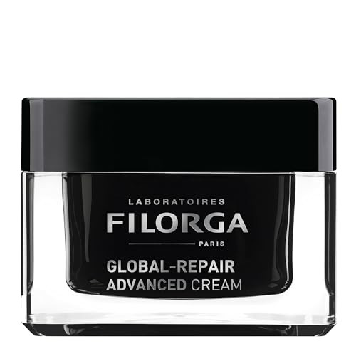 Filorga Global Repair Advanced Anti Aging Daily Face Cream Moisturizing Ceramides And Vitamins Reduce Deep Wrinkles And Boost Skin Firmness