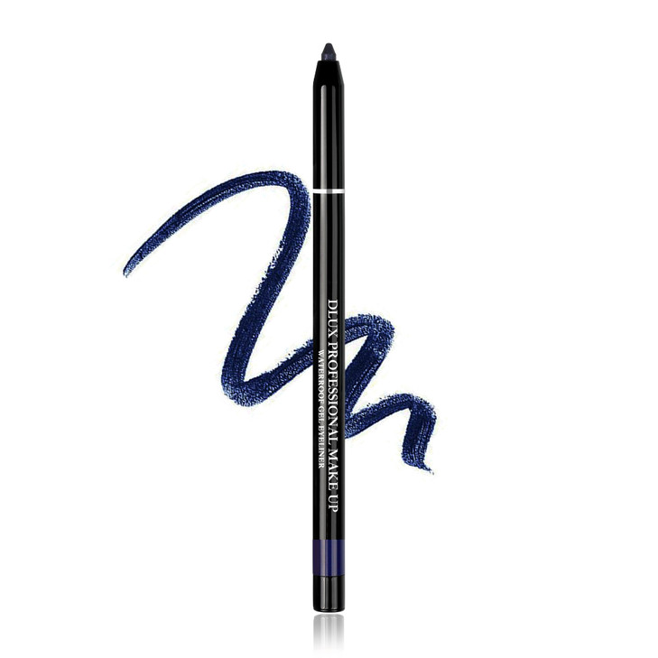 Waterproof Gel Eyeliner Pencil Deep Blue Sea Smudge Proof 24Hr Wear 4G