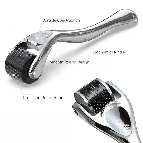 Diougens Lee Derma Roller Titanium Microneedling Roller For Face And Body