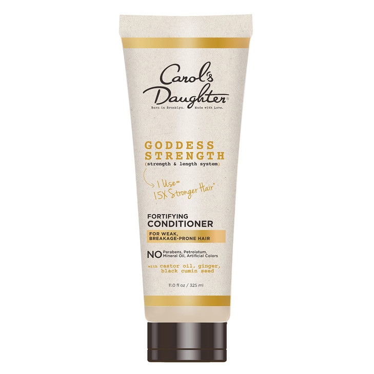 Carol S Daughter Goddess Strength Fortifying Conditioner For Wavy Coily And Curly Hair Sulfate Free Conditioner With Castor Oil For Weak