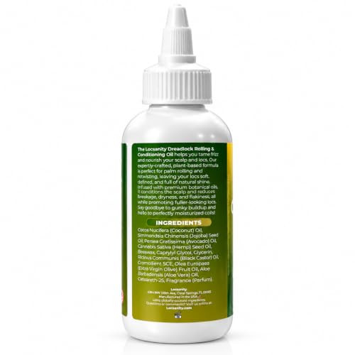 Locsanity Dreadlock Natural Hair Rolling And Conditioning Oil