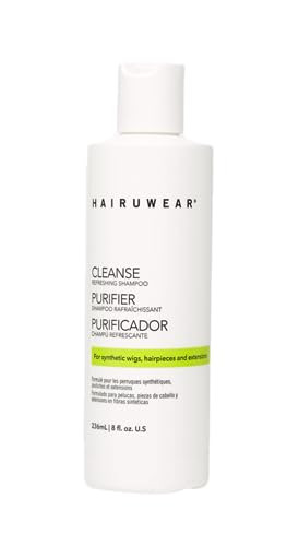 Hair U Wear Cleanse Freshening Shampoo Wash For Synthetic Wigs Hairpieces And Extensions 8 Floz