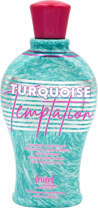 Devoted Creations Turquoise Temptation Indoor And Outdoor Tanning Lotion 12.25 Oz