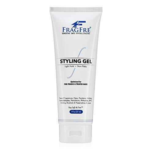 Fragfre Hair Styling Gel Light Hold Sensitive Skin 8 Fl Oz 1 Pack