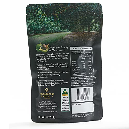 Macadamias Australia Happy Nut Vanilla Macadamia 225G