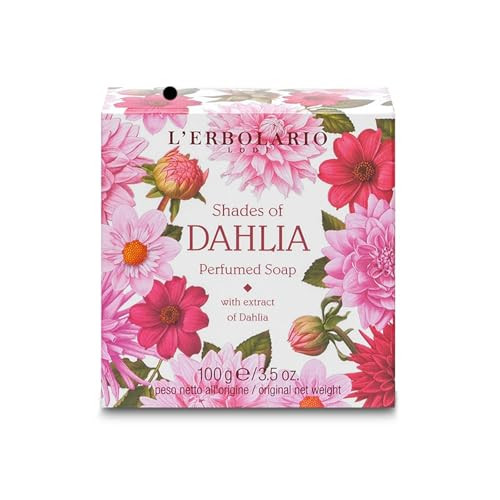 L Erbolario Perfumed Bar Soap Gently Scented Body And Hand Soap Bar Moisturizing And Nourishing With Natural Extracts Shades Of Dahlia 3.5