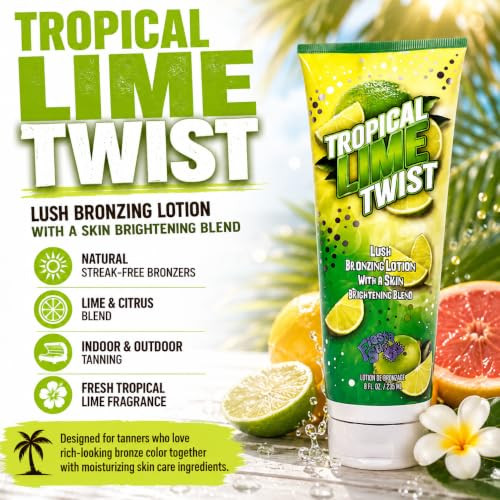 Fiesta Sun Tropical Lime Twist Natural Bronzer 8 Oz