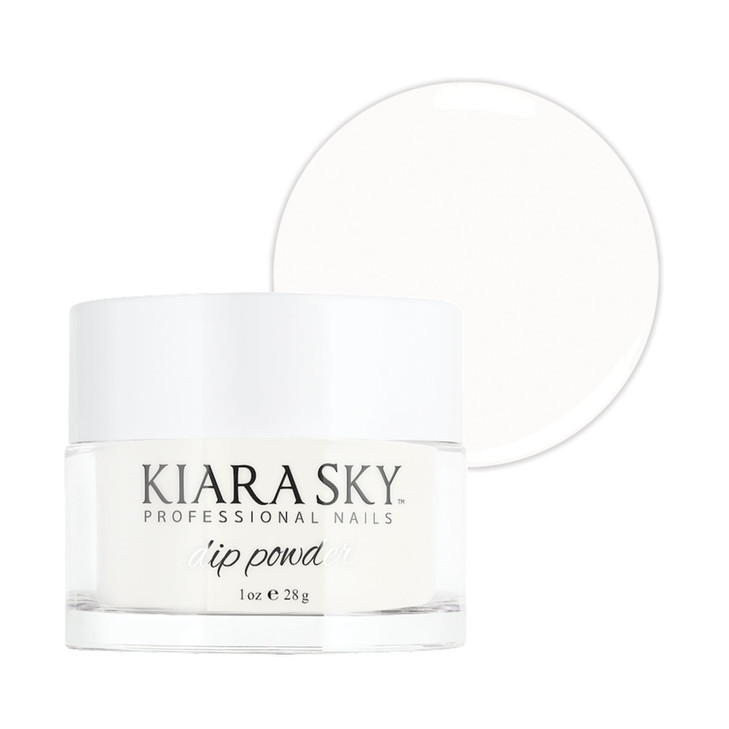 Kiara Sky Dip Powder White Tones 1 Oz Milky White