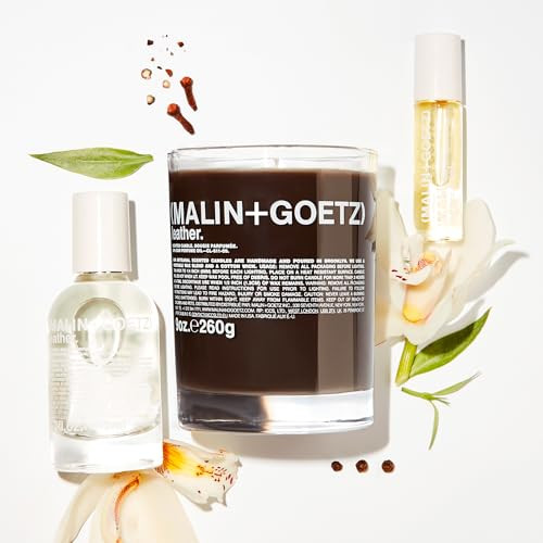 Malin Plus Goetz Leather Perfume Oil Rollerball Travel Size 0.2 Fl Oz