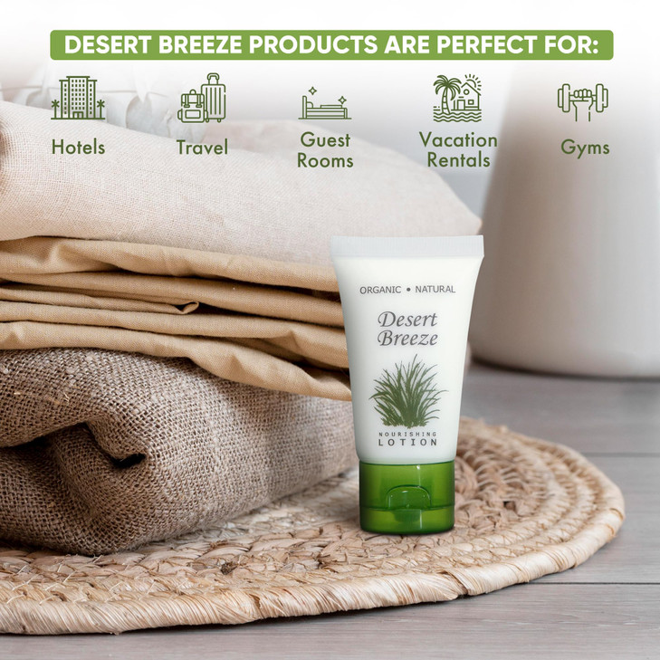 Desert Breeze 20 Count 1Oz Moisturizing Lotion Travel Size Hotel Toiletries