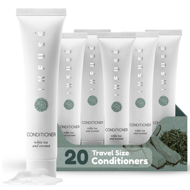 Infusé 20 Count 1 Oz Conditioner Bulk Travel Size Hotel Toiletries