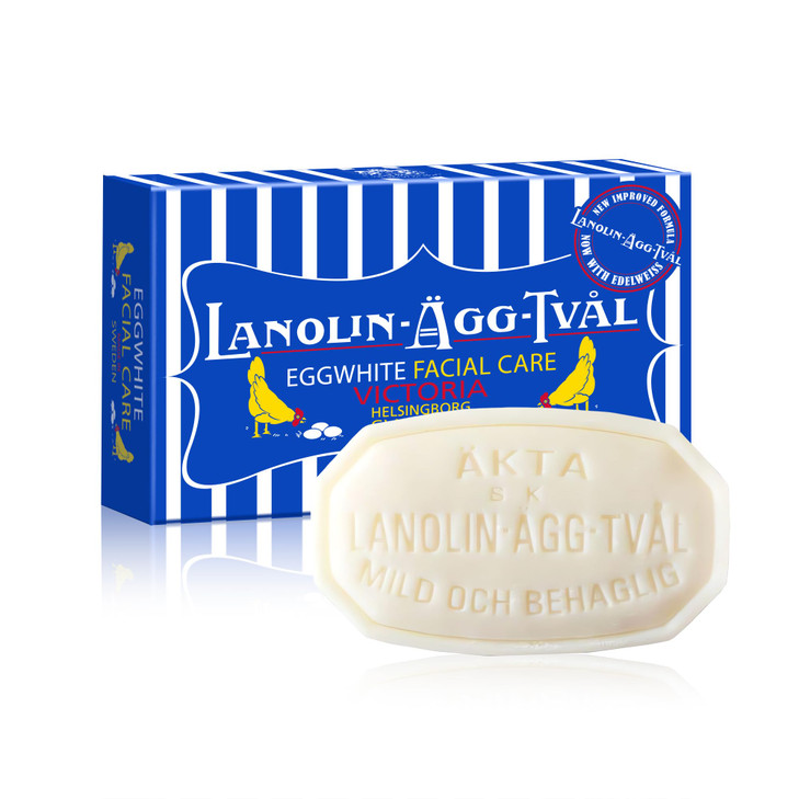 Victoria Natural Cleansing Face And Body Soap Bar Egg White Lanolin Soap