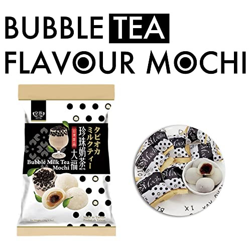 Royal Family Big Mochi Japanese Mochi Candy Dessert Rice Cake Bubble Milk Tea 1 Ct