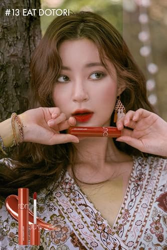 Rom And Nd Juicy Lasting Tint 13 Eat Dotori Long Lasting Mlbb Clear And Natural Makeup K Beauty Lips 5.5G 0.2 Oz