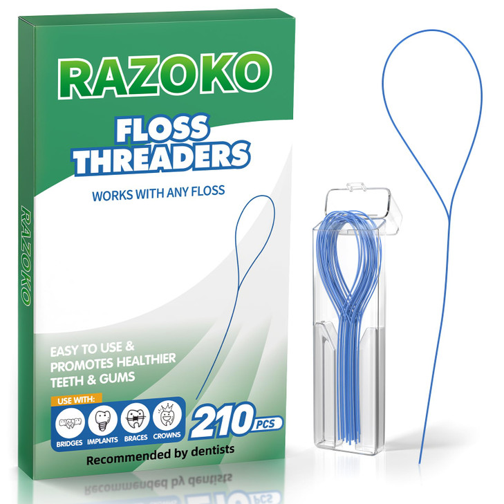 Razoko Dental Floss Threaders For Braces And Orthodontic Care