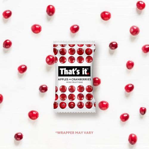 That S It. Fun Size Fruit Bars Variety Pack 50 Pieces 10G Each Non Gmo Kosher Gluten Free Breakfast Snacks Allergy Friendly Cranberry Banana