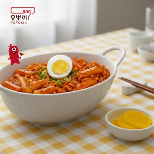 Yopokki Instant Rabokki Cup Korean Tteokbokki Rice Cakes With Ramen Noodles Quick And Easy Korean Street Food Asian Snacks For College Dorms