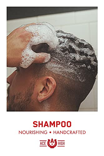 Ace High Shampoo For Men Sulfate Free Scalp Care Small Batch 12 Oz