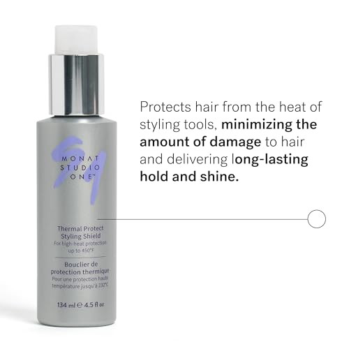 Monat Studio One Thermal Protect Styling Shield Heat Protectant For Hair Styling Products. 134 Ml 4.5 Fl Oz