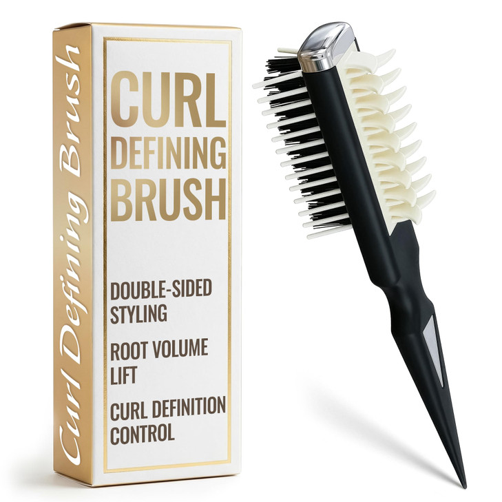 Double Sided Curl Defining Brush Curl Brush Defining Damp Waves
