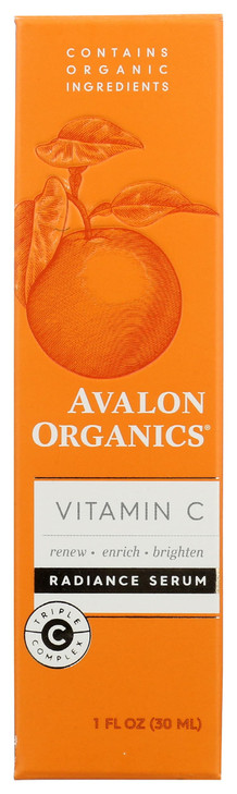 Avalon Organics Radiance Serum With Vitamin C 1 Oz