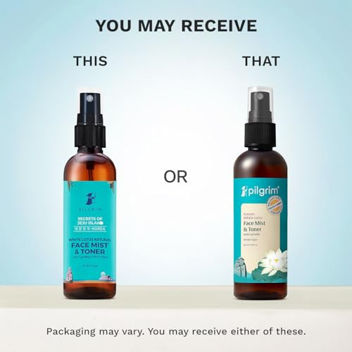 Pilgrim White Lotus Refreshing Face Mist And Toner Toner For Glowing Skin Alcohol Free Mist And Toner For Open Pores Tightening Women And