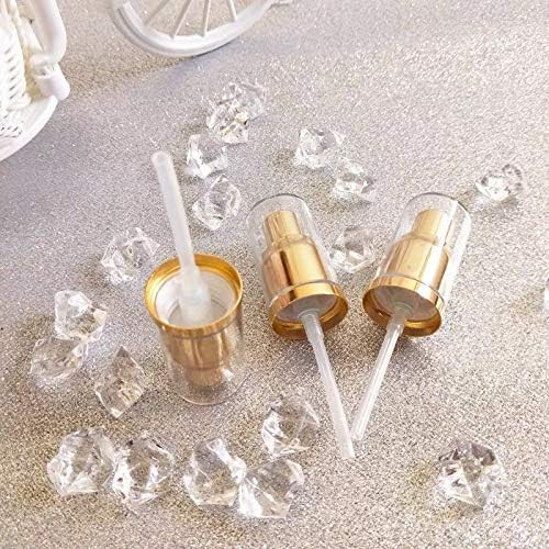 Sohynca 2Pcs Replacement Pump For Foundation Bottle Compatible With Both Double Wear And Mac Gold Color