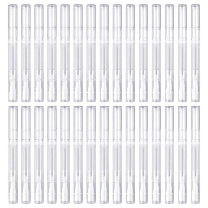 Awpeye 30 Pack 3 Ml Empty Nail Oil Pen Brush Cuticle Oil Pen
