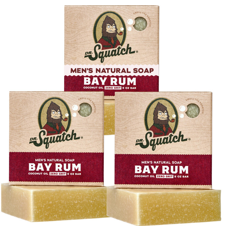 Dr. Squatch Natural Men S Bar Soap Body Soap Bar 5Oz 3 Pack