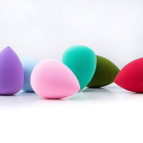 Ajoke 10 Pcs Perfect Makeup Sponge Set Blender Flawless For Liquid Multi Colored Beauty Makeup Sponges