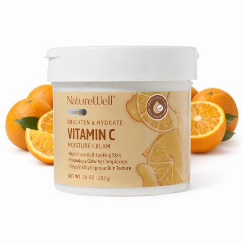 Nature Well Vitamin C Brightening Moisturizer Cream 10 Oz